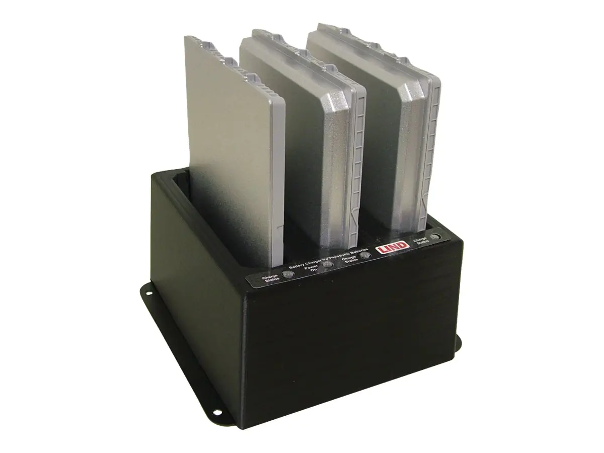 LIND PCPE-LNDG1CG - Batterieladegerät / Stromadapter - 3 x Batterien laden - 7.5 A - für Panasonic FZ-VZSU84U, FZ-VZSU88U
