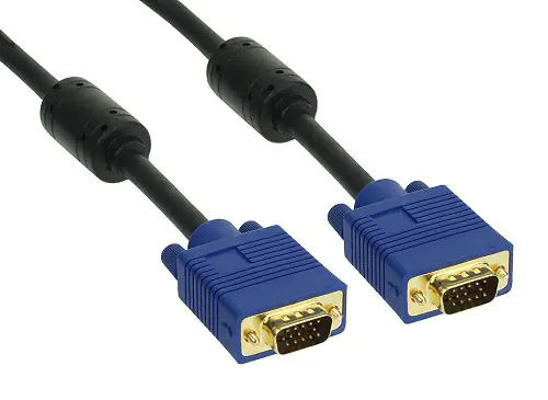 InLine Premium - VGA-Kabel - HD-15 ohne Pol 9 (M) zu HD-15 ohne Pol 9 (M) - 5 m - geformt - Schwarz InLine Premium - VGA-Kabel - HD-15 ohne Pol 9 (M) zu HD-15 ohne Pol 9 (M) - 5 m - geformt - Schwarz