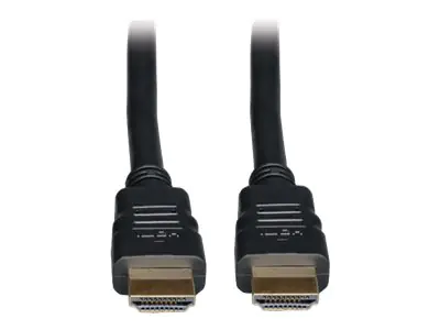 Eaton Tripp Lite Series High Speed HDMI Cable with Ethernet, UHD 4K, Digital Video with Audio (M/M), 25 ft. (7.62 m) - HDMI-Kabel mit Ethernet - HDMI männlich zu HDMI männlich - 7.6 m - Schwarz