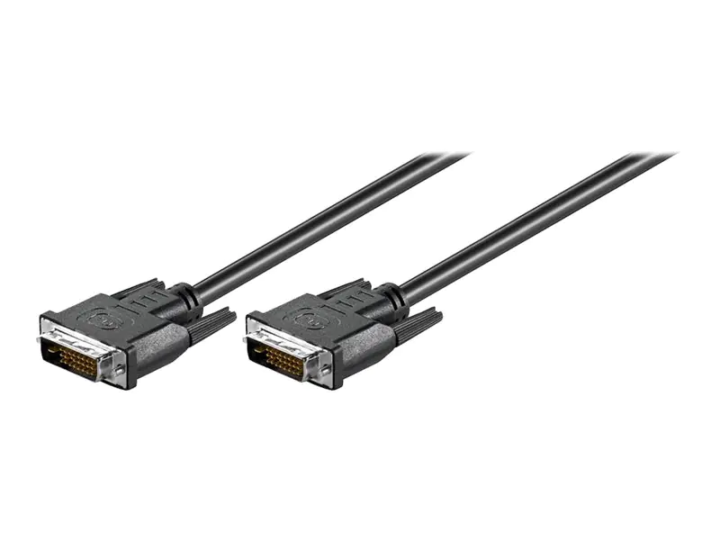 goobay - DVI-Kabel - Dual Link - DVI-D (M) zu DVI-D (M) - 1.8 m - Daumenschrauben - Schwarz goobay - DVI-Kabel - Dual Link - DVI-D (M) zu DVI-D (M) - 1.8 m - Daumenschrauben - Schwarz