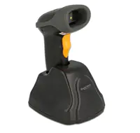 Delock 2.4 GHz Barcode Scanner 1D und 2D mit Ladestation - Mehrsprachig