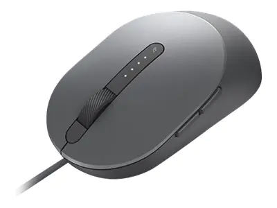 Dell MS3220 - Maus - Laser - 5 Tasten - kabelgebunden - USB 2.0 - Titan Gray - mit 3 Jahre Advanced Exchange-Service
