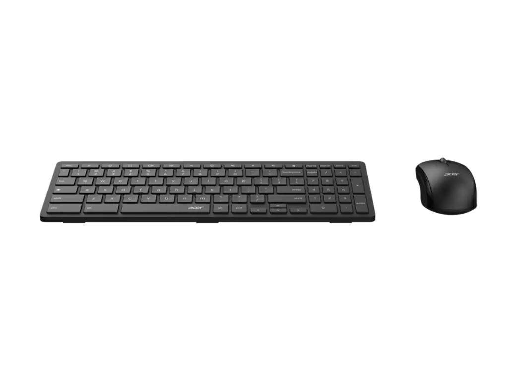 Acer AAK940 - Tastatur-und-Maus-Set - kabellos - Deutsch - Schwarz - retail