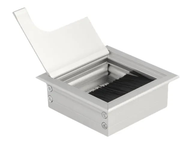 Delock Kabeldurchführung - Silber