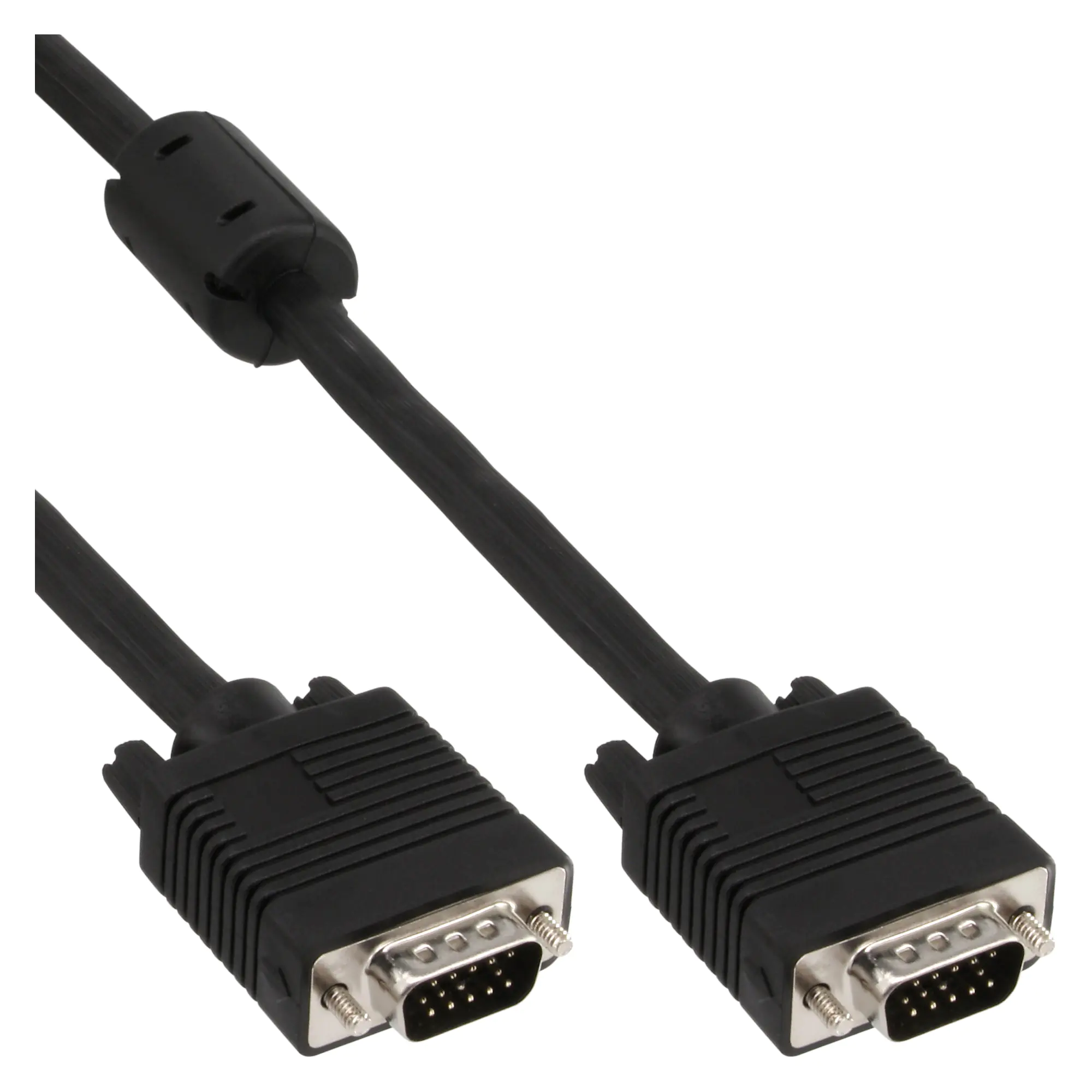 InLine - VGA-Kabel - HD-15 ohne Pol 9 (M) zu HD-15 ohne Pol 9 (M) - 7 m - geformt - Schwarz