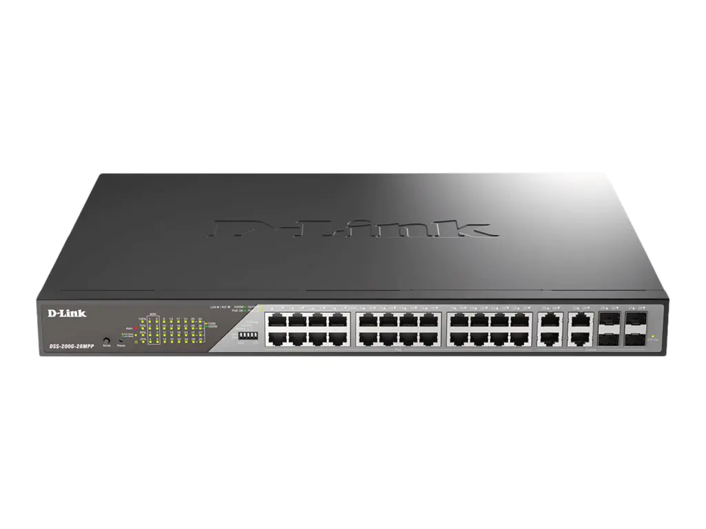 D-Link DSS 200G-10MP - Switch - managed - 8 x 10/100/1000 (PoE)