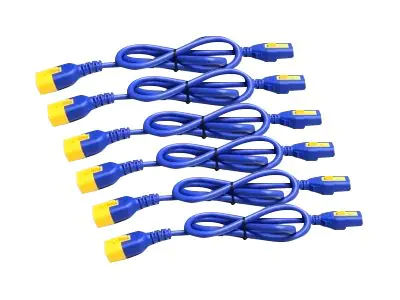 APC AP8000 - Stromkabel - power IEC 60320 C13 zu IEC 60320 C14 - 10 A - 1.83 m - Blau - weltweit - für P/N: SCL500RMI1UC, SCL500RMI1UNC, SMT3000I-AR, SMT3000R2I-AR, SMTL750RMI2UC, SRT1500RMXLI