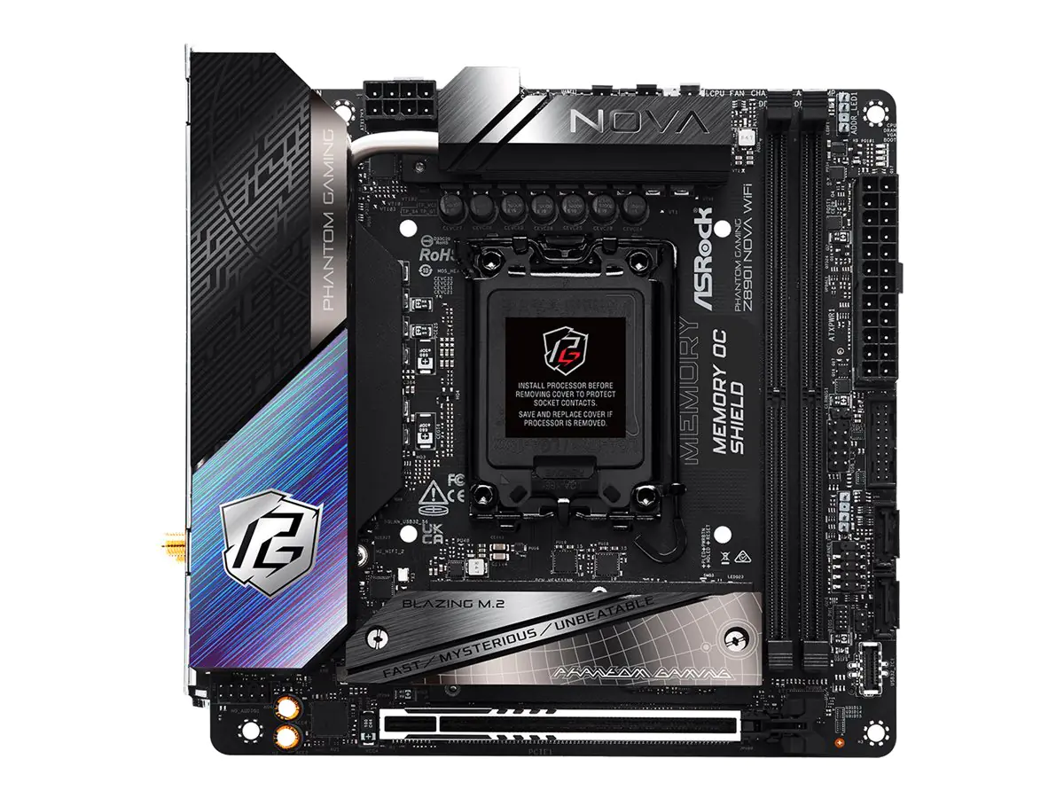 ASRock Phantom Gaming Z890I NOVA WIFI - Motherboard - Mini-ATX - LGA1851-Sockel - Z890 Chi