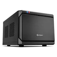Sharkoon QB ONE - Tower - ITX - keine Spannungsversorgung - Schwarz - USB/Audio