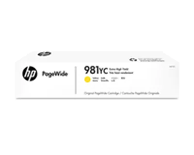HP Tinte L0R19YC 981YC gelb 16.000 Seiten 183 ml Große Füllmenge 1 Stück