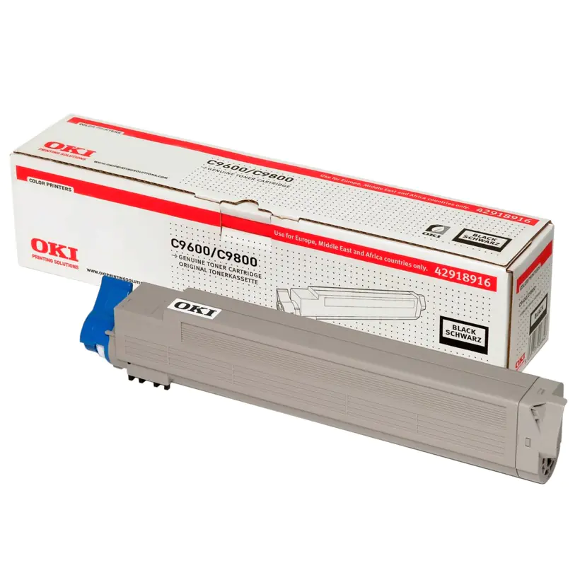 OKI - Schwarz - Original - Tonerpatrone - für C9600, 9650, 9800, 9850 OKI - Schwarz - Original - Tonerpatrone - für C9600, 9650, 9800, 9850