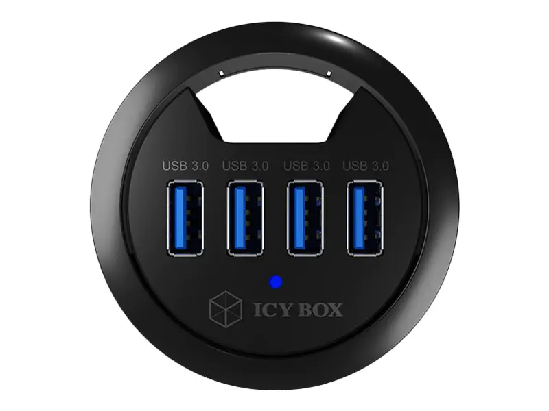ICY BOX IB-HUB1403 - Hub - 4 x SuperSpeed USB 3.0 - für Unterputzmontage geeignet ICY BOX IB-HUB1403 - Hub - 4 x SuperSpeed USB 3.0 - für Unterputzmontage geeignet
