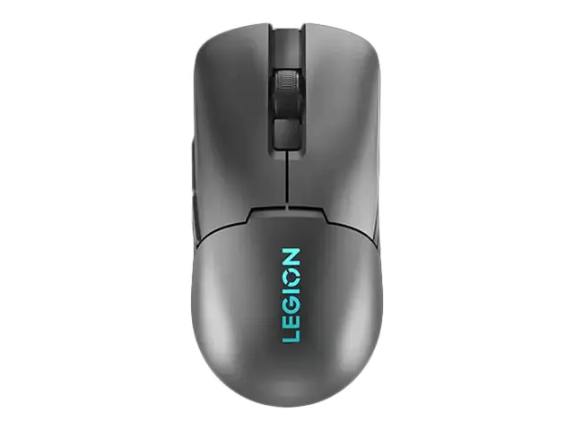 Lenovo Legion M600s - Maus - Qi - rechts- und linkshändig - optisch - 6 Tasten - kabellos, kabelgebunden - 2.4 GHz, USB-C, Bluetooth 5.0 - Stone Grey - retail - CRU
