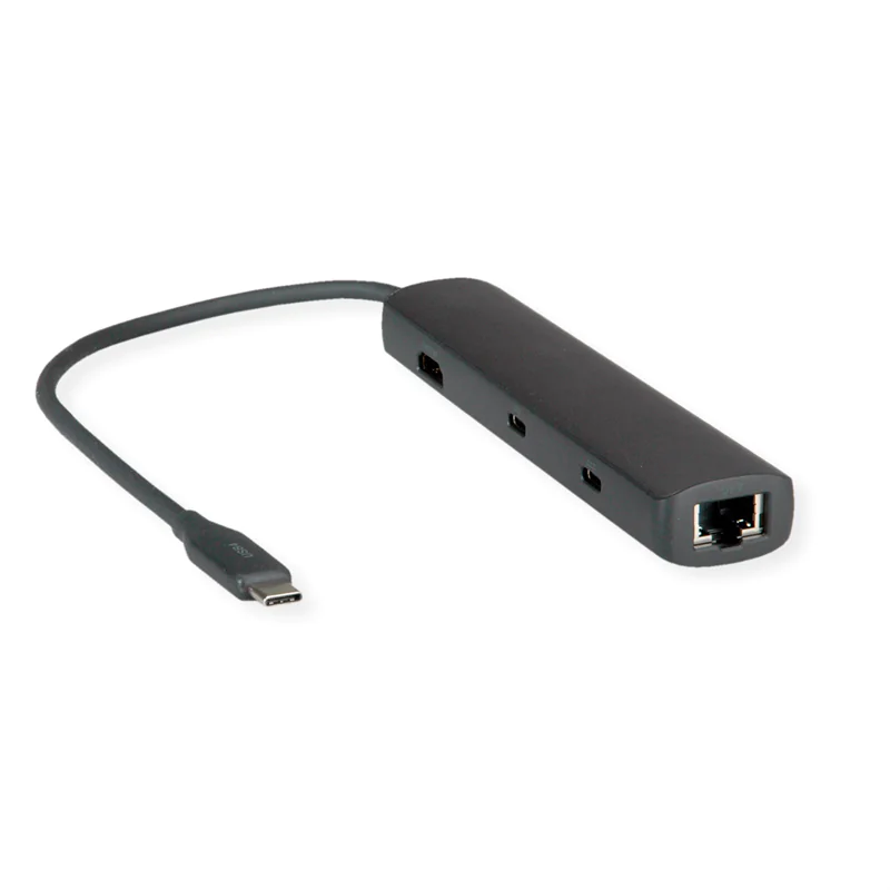 ROLINE USB4-C Dock HDMI+2.5GbE+ 2xA+1xC+1xC PD 40G 8K - Digital/Daten