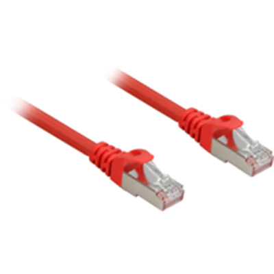 Sharkoon RJ45 CAT.6a SFTP LSOH rd 0.50m| Halogenfrei