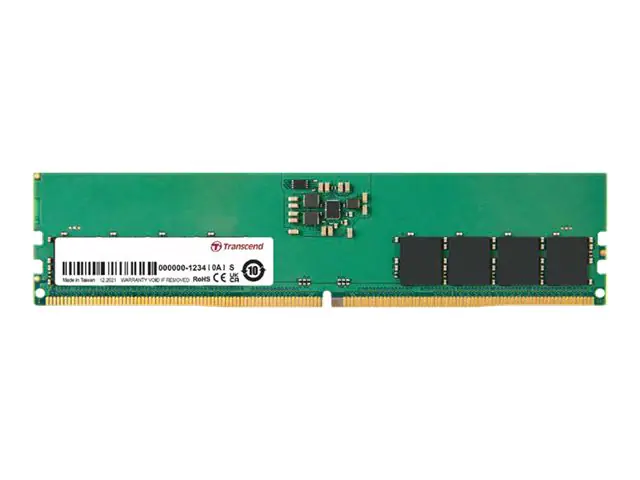 Transcend JetRAM - DDR5 - Modul - 32 GB - DIMM 288-PIN - 4800 MHz / PC5-38400 - CL40 - 1.1 V - ungepuffert - on-die ECC
