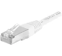 Dexlan - Patch-Kabel - RJ-45 (M) zu RJ-45 (M) - 3 m - FTP - CAT 6a - geformt - weiß Dexlan - Patch-Kabel - RJ-45 (M) zu RJ-45 (M) - 3 m - FTP - CAT 6a - geformt - weiß