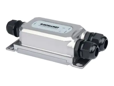 Intellinet Outdoor Vandalproof Gigabit High-Power PoE+ Injector, One 30 W Port, IEEE 802.3at/af Compliant, IP67 Waterproof, IK10 Vandal-proof, Metal Housing - Power Injector - DC 24 - 56 V - 30 Watt - Ausgangsanschlüsse: 1