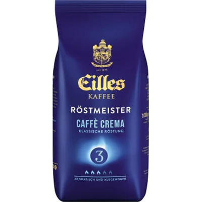Eilles Kaffee Caffè Crema aromatisch, ausgewogen ganze Bohne Intensität: 3 1.000 g/Pack. Eilles Kaffee Caffè Crema aromatisch, ausgewogen ganze Bohne Intensität: 3 1.000 g/Pack.