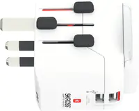 SKROSS 1302470 Reiseadapter Pro Light USB 2xA -World
