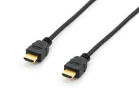 equip - Highspeed - HDMI-Kabel mit Ethernet - HDMI männlich zu HDMI männlich - 1.8 m - Schwarz - Support von 4K 30 Hz (Packung mit 20)