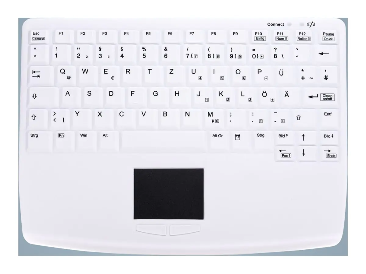 Cherry Active Key AK-4450-GFUVS - Tastatur - vollständig abgedichtet, IP68 mit geschlossenem Ba