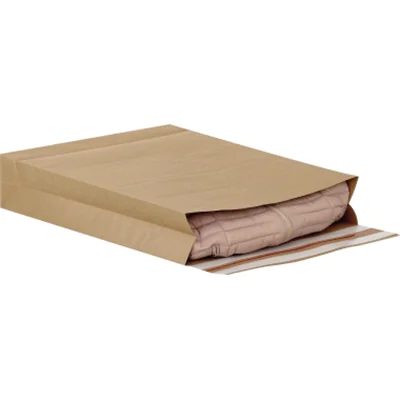 e-Green Faltentasche 400 x 500 mm (B x H) ohne Fenster 120g/m² mit Haftklebung Kraftpapier braun 100 St./Pack.