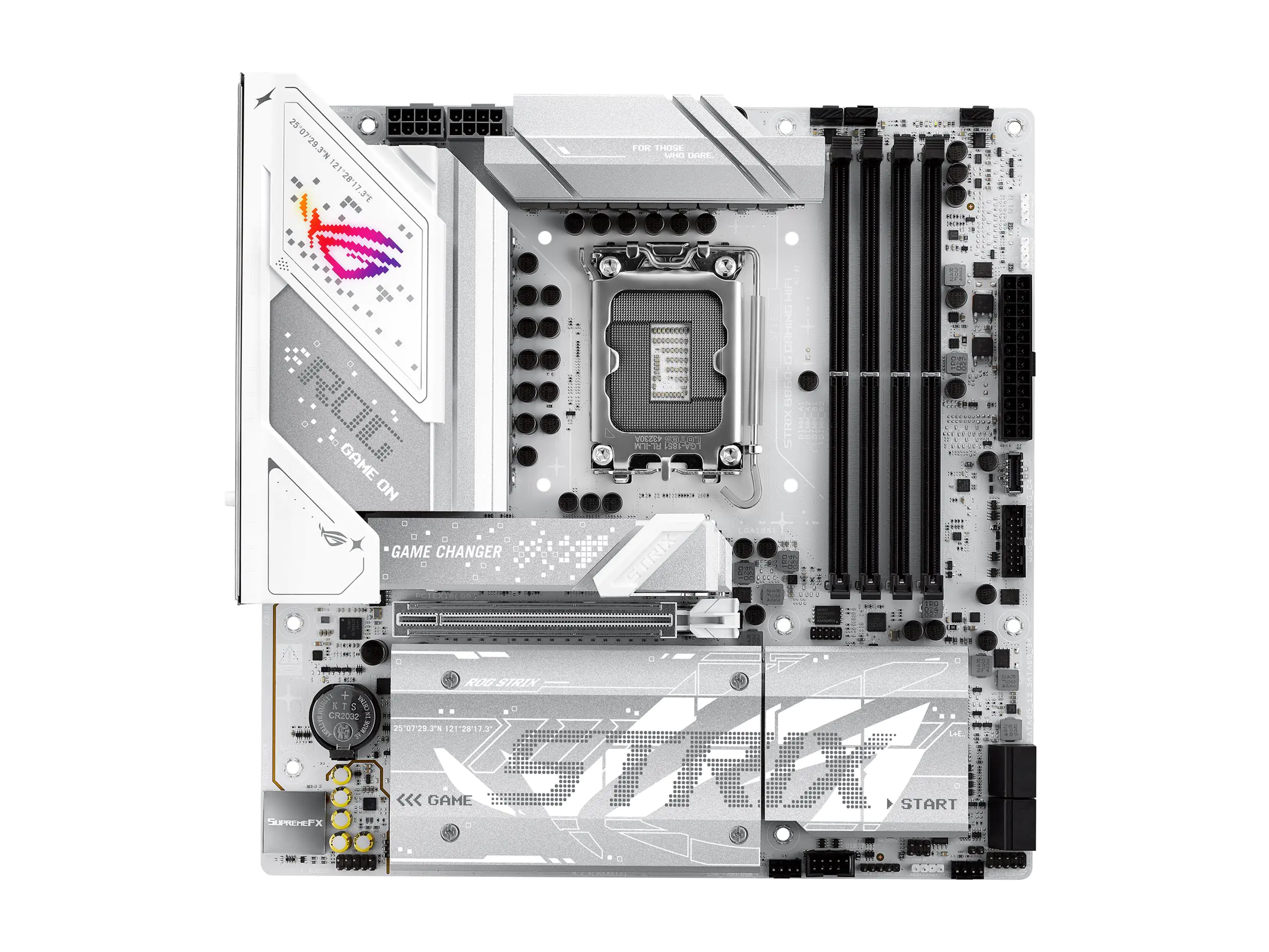 ASUS ROG STRIX B860-G GAMING WIFI - Motherboard - micro ATX - LGA1851-Sockel - B860 Chipsatz - USB4, USB 3.2 Gen 2, USB-C 3.2 Gen 2x2, USB 3.2 Gen 1 - Wi-Fi 7, 2.5 Gigabit LAN, Bluetooth - Onboard-Grafik (CPU erforderlich) - HD Audio (8-Kanal)