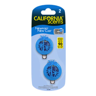 CALIFORNIA SCENTS Lufterfrischer Newport New Car 2 St./Pack. CALIFORNIA SCENTS Lufterfrischer Newport New Car 2 St./Pack.