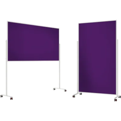 magnetoplan® Moderationstafel Design VarioPin Maße der Oberfläche: 100 x 180 cm (B x H) Filz violett