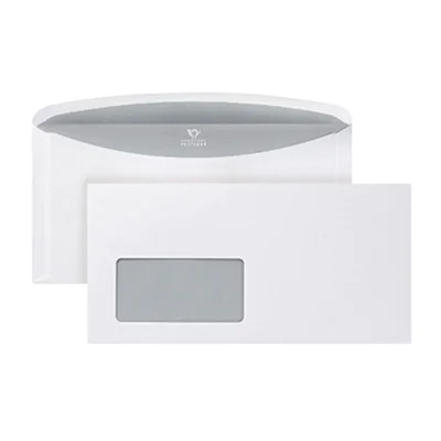 POSTHORN Briefumschlag 3000 DIN C6/C5 229 x 114 mm (B x H) mit Fenster 80g/m² mit gummierter Klappe Papier weiß 1.000 St./Pack.