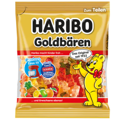 HARIBO Fruchtgummi Goldbären 175 g/Pack.