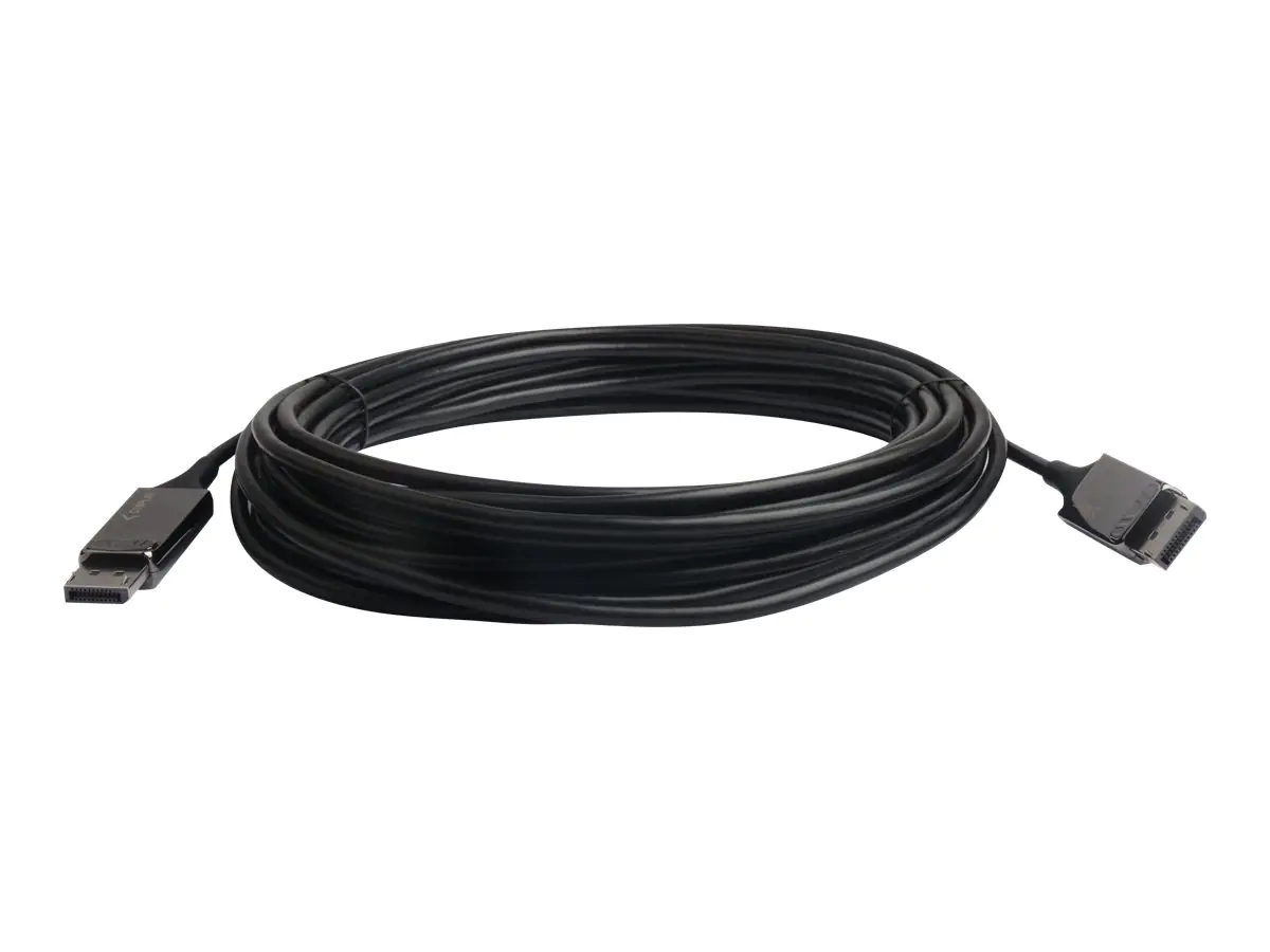 TECHly - DisplayPort-Kabel - DisplayPort (M) zu DisplayPort (M) - 20 m - 8K Unterstützung - Schwarz