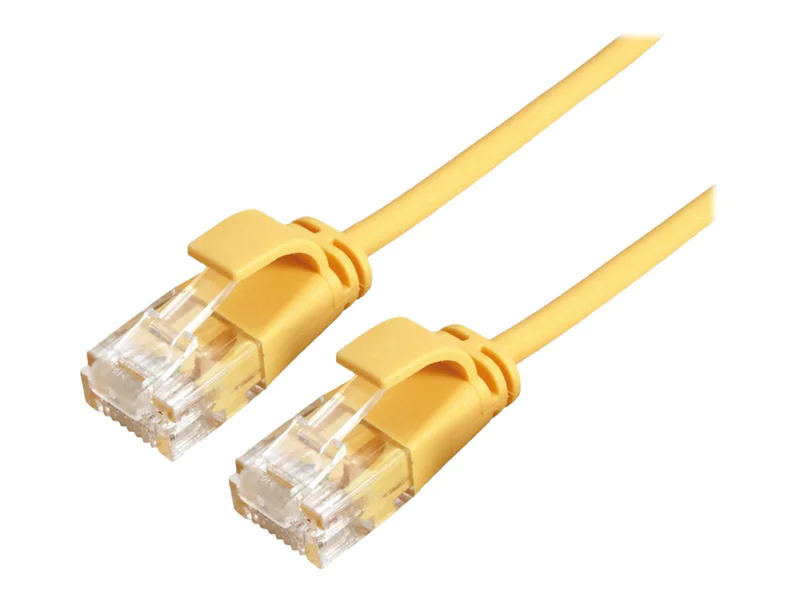 Roline - Patch-Kabel - RJ-45 (M) zu RJ-45 (M) - 1 m - UTP - CAT 6a - halogenfrei, geformt - Gelb Roline - Patch-Kabel - RJ-45 (M) zu RJ-45 (M) - 1 m - UTP - CAT 6a - halogenfrei, geformt - Gelb