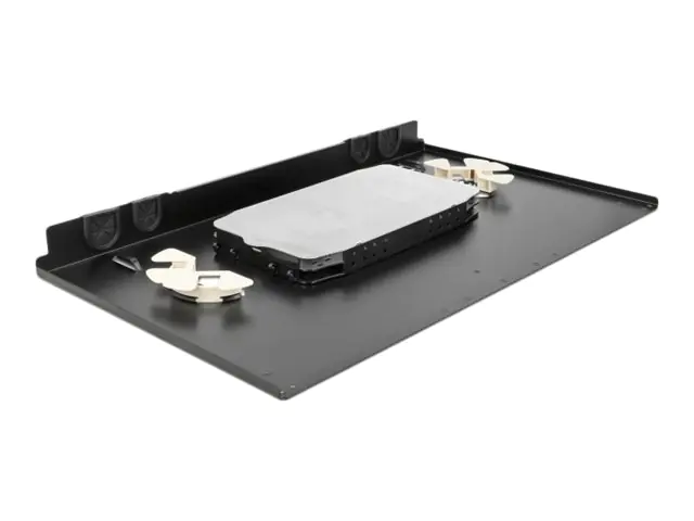 Delock Glasfaserkabelkiste - Schwarz - 1U - 48.3 cm (19")