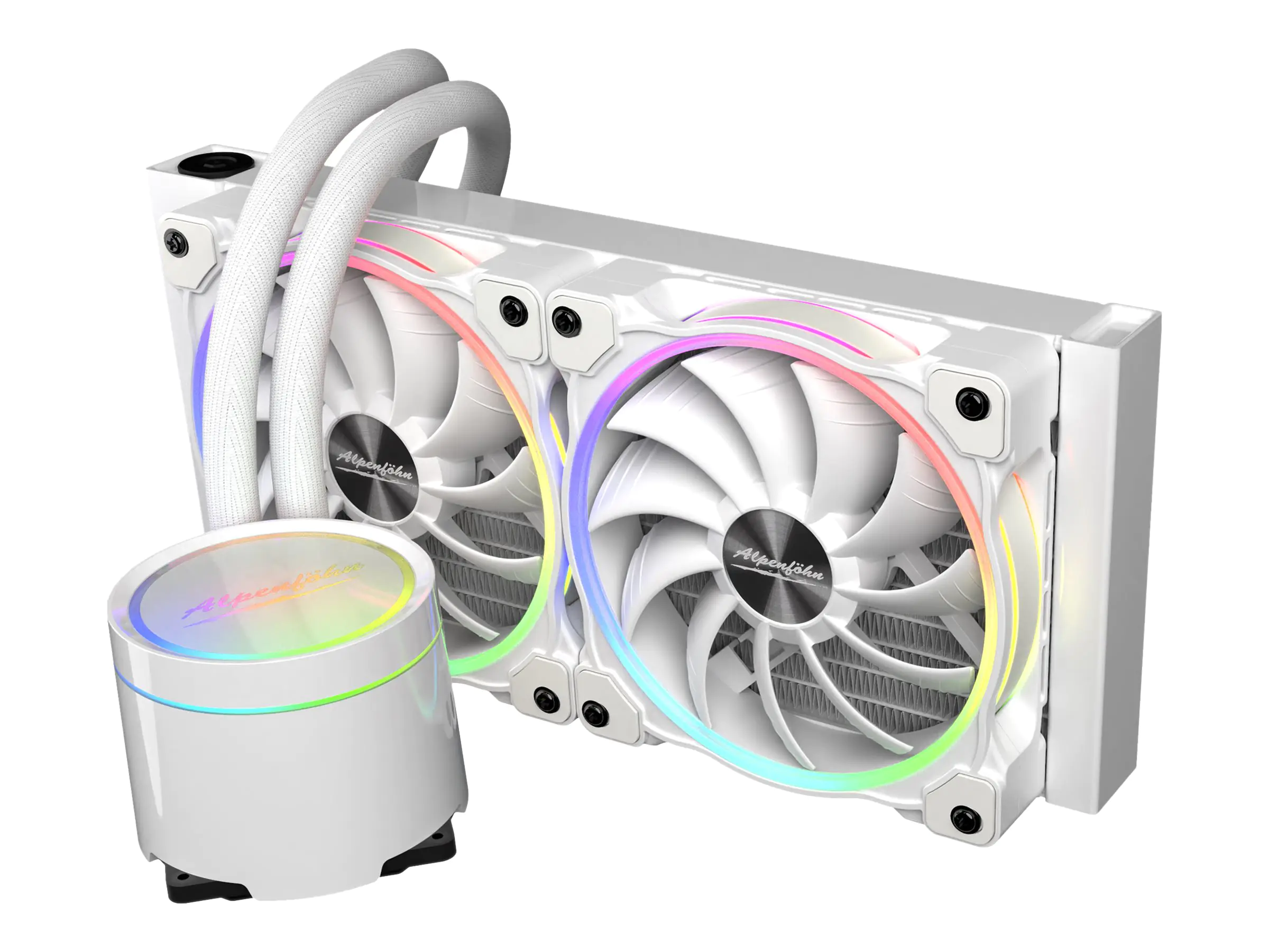 EKL Alpenföhn Gletscherwasser 240 - Prozessor-Flüssigkeitskühlsystem - Kühlergröße: 240 mm - (für: LGA1156, AM2, AM2+, LGA1366, AM3, LGA1155, AM3+, LGA2011, FM1, LGA1150, LGA2011-3, LGA1151, AM4, LGA2066, TR4, sTRX4, LGA1200)