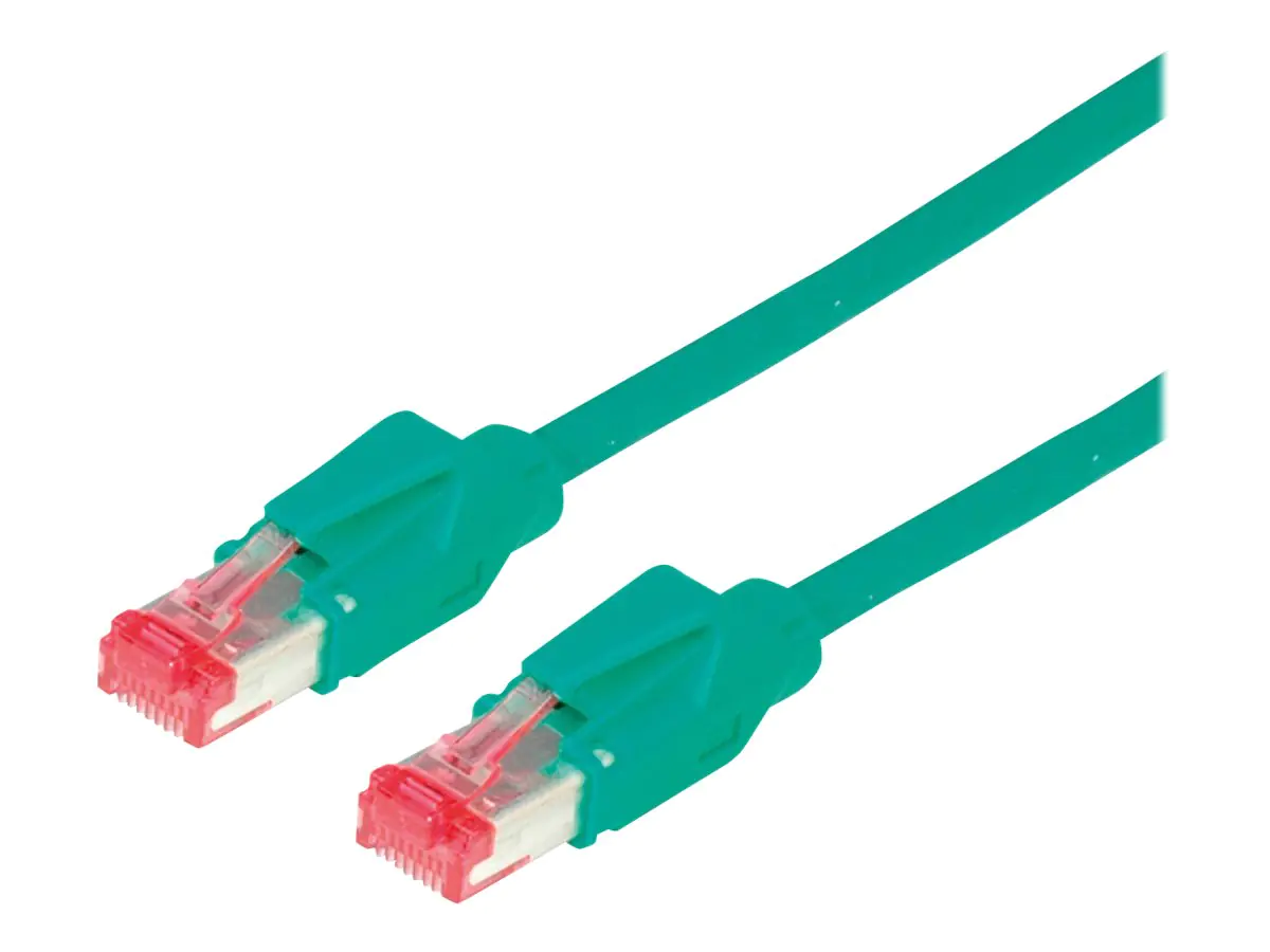 Secomp DRAKA UC400 S27 - Patch-Kabel - RJ-45 (M) zu RJ-45 (M) - 1 m - FTP - CAT 6 - halogenfrei - grün