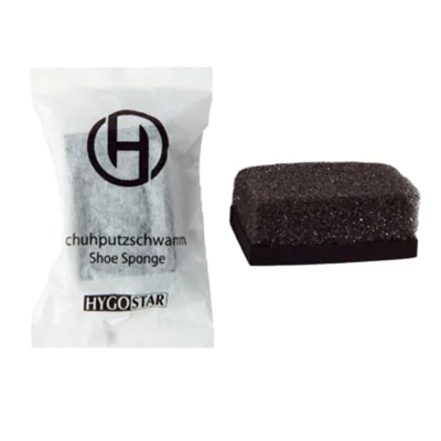 HYGOSTAR Schuhputzschwamm PET schwarz 50 St./Pack.