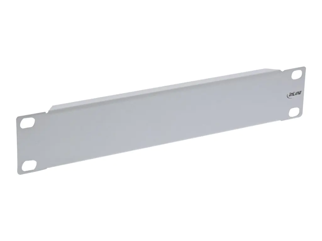 InLine - Blindplatte - Grau, RAL 7035 - 1U - 25.4 cm (10")