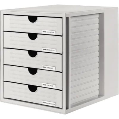 HAN Schubladenbox Systembox 1450-11 DIN C4 5Schubfächer lgr HAN Schubladenbox Systembox 1450-11 DIN C4 5Schubfächer lgr