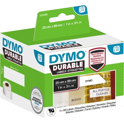 DYMO Etikett 2112285 25x89mm ws 2x350 St./Pack. DYMO Etikett 2112285 25x89mm ws 2x350 St./Pack.