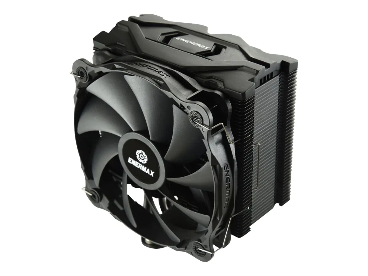 ENERMAX Intros ETS-F40 ETS-F40-BK - Prozessor-Luftkühler - (für: LGA1156, AM2, AM2+, LGA1366, AM3, LGA1155, AM3+, LGA2011, FM1, FM2, LGA1150, FM2+, LGA2011-3, LGA1151, AM4, LGA2066, LGA1200) - Aluminium und Kupfer - 140 mm - Schwarz