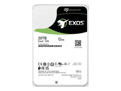 Seagate Exos X20 - Festplatte - 20 TB - intern SAS 12Gb/s - 7200 rpm - ST20000NM002D Seagate Exos X20 - Festplatte - 20 TB - intern SAS 12Gb/s - 7200 rpm - ST20000NM002D