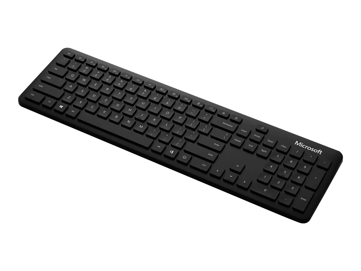 Microsoft Bluetooth Keyboard - Tastatur - kabellos - Bluetooth 4.0 - Deutsch - Schwarz