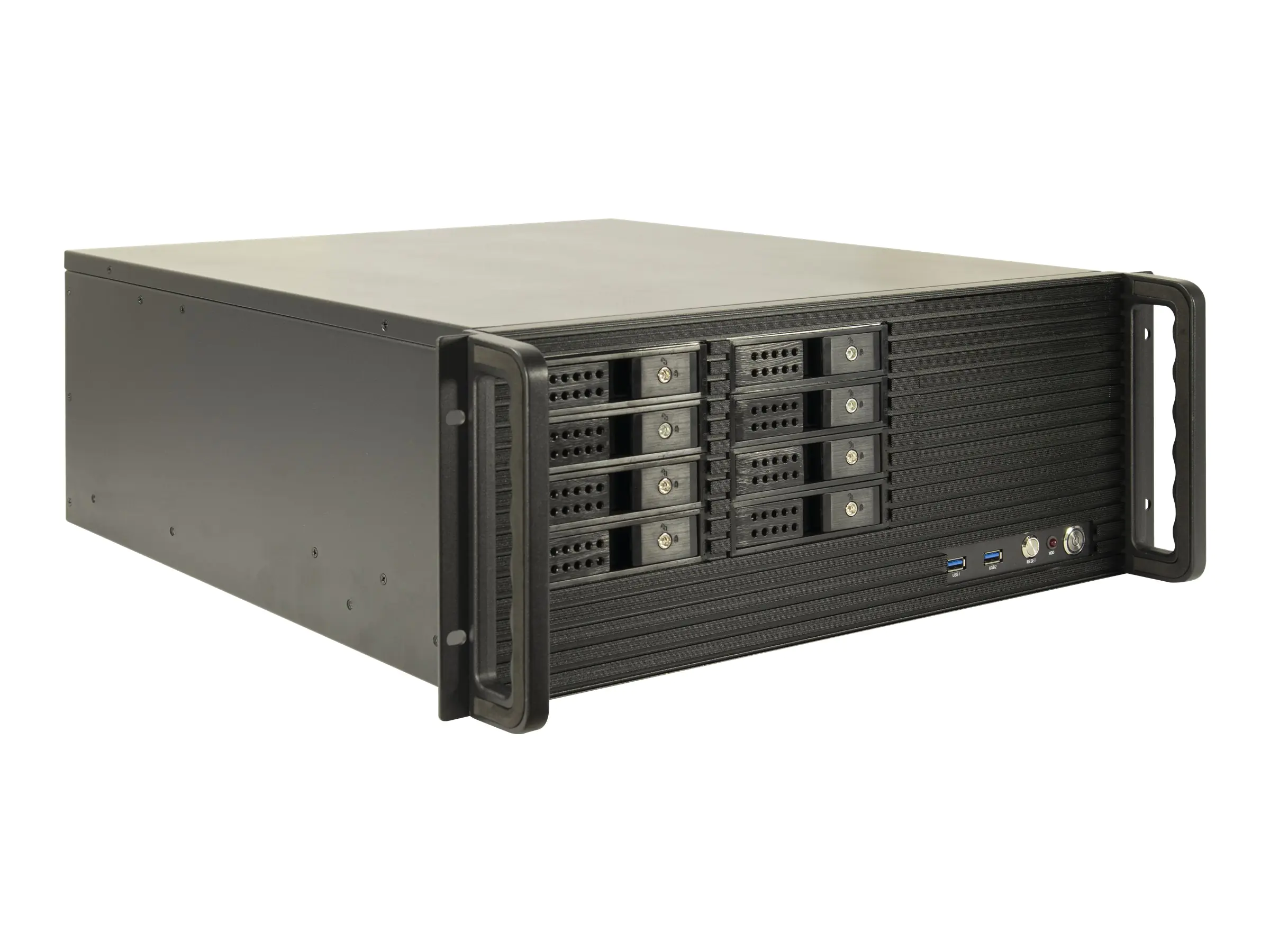 Inter-Tech IPC 4U-4508 - Rack-Montage - E-ATX / SSI EEB - SATA - keine Spannungsversorgung (ATX / PS/2) - USB