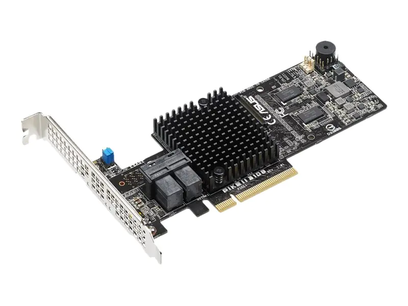 ASUS PIKE II 3108-8i/240PD - Speichercontroller (RAID) - 8 Sender/Kanal - SATA 6Gb/s / SAS 12Gb/s Low-Profile - 12 Gbit/s - RAID 0, 1, 5, 6, 10, 50, JBOD, 60 - PCIe 3.0 x8