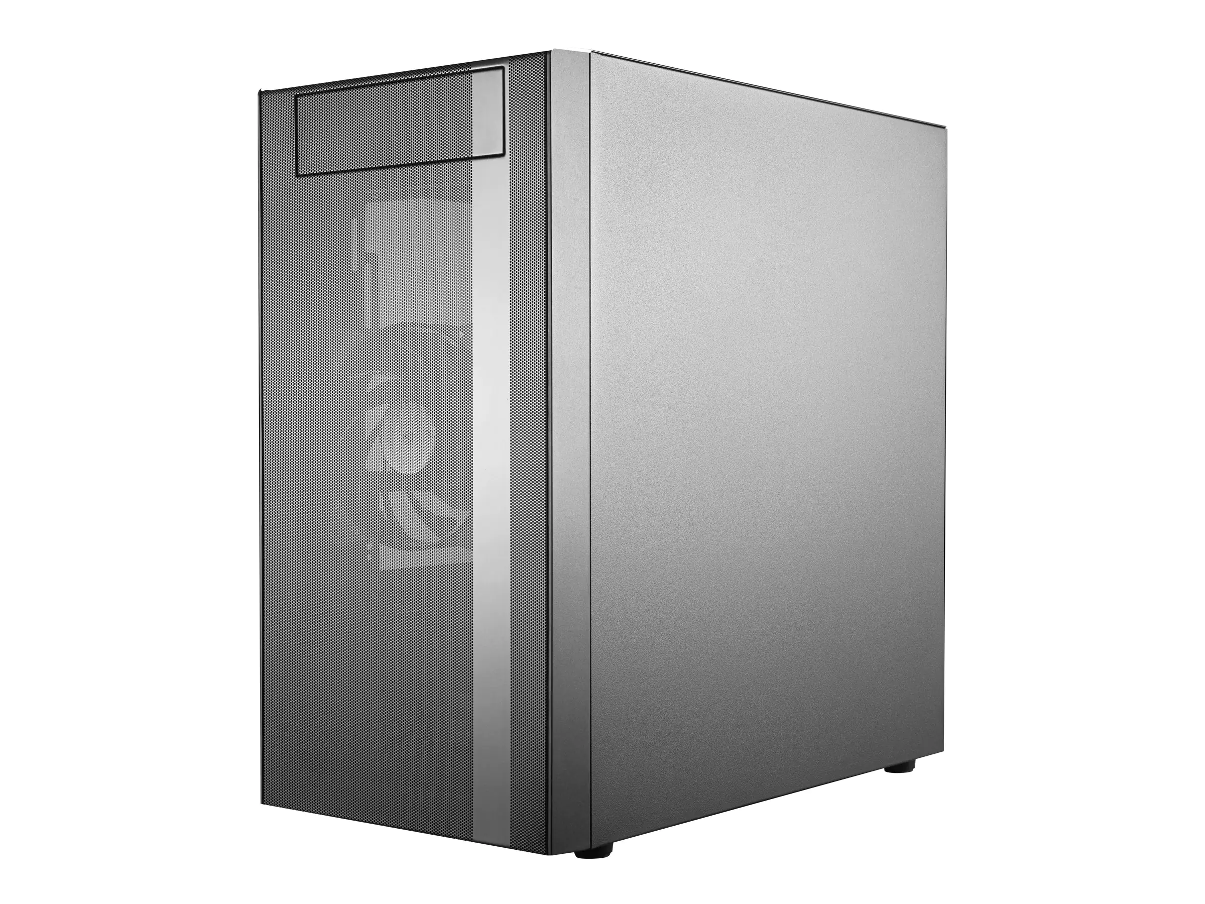 CoolerMaster MasterBox NR400 - Tower - micro ATX - Seitenteil mit Fenster - keine Spannungsversorgung (ATX / PS/2) - Schwarz - USB/Audio