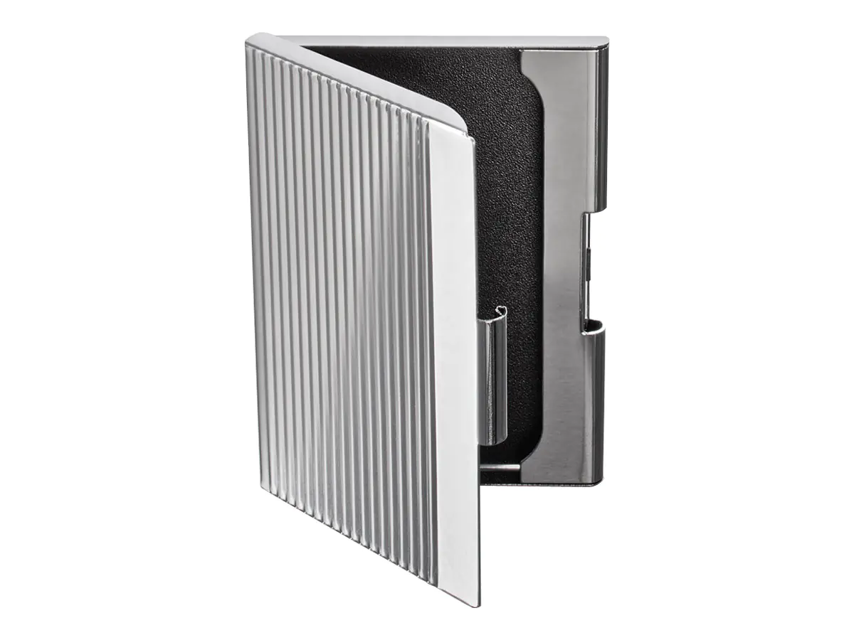 Sigel Visitenkartenkasten - Chrom - Silber VZ130