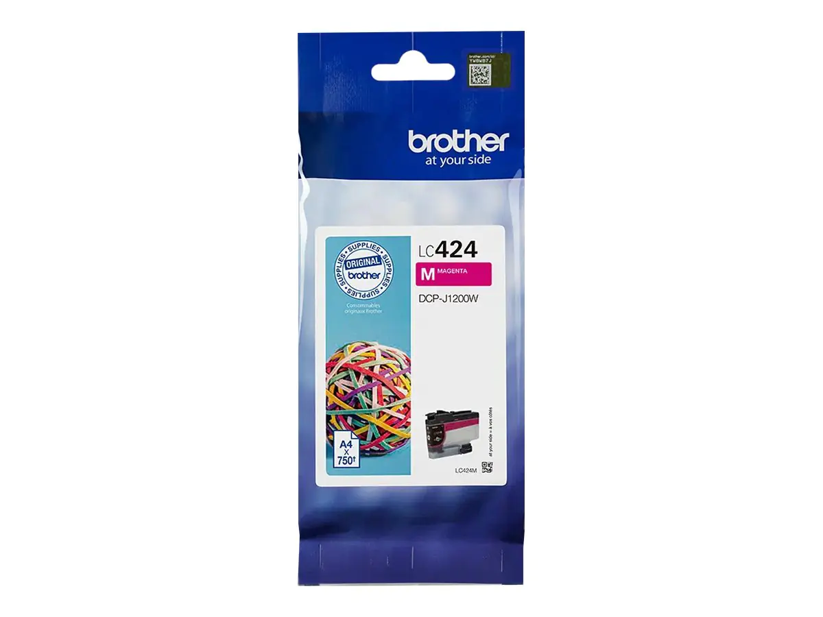 Brother LC424M - Magenta - original - Tintenpatrone - für Brother DCP-J1200W