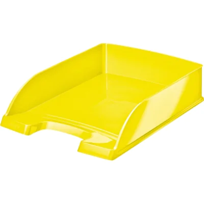 Leitz Briefablage WOW Plus 52263016 DIN A4 stapelbar PS gelb Leitz Briefablage WOW Plus 52263016 DIN A4 stapelbar PS gelb